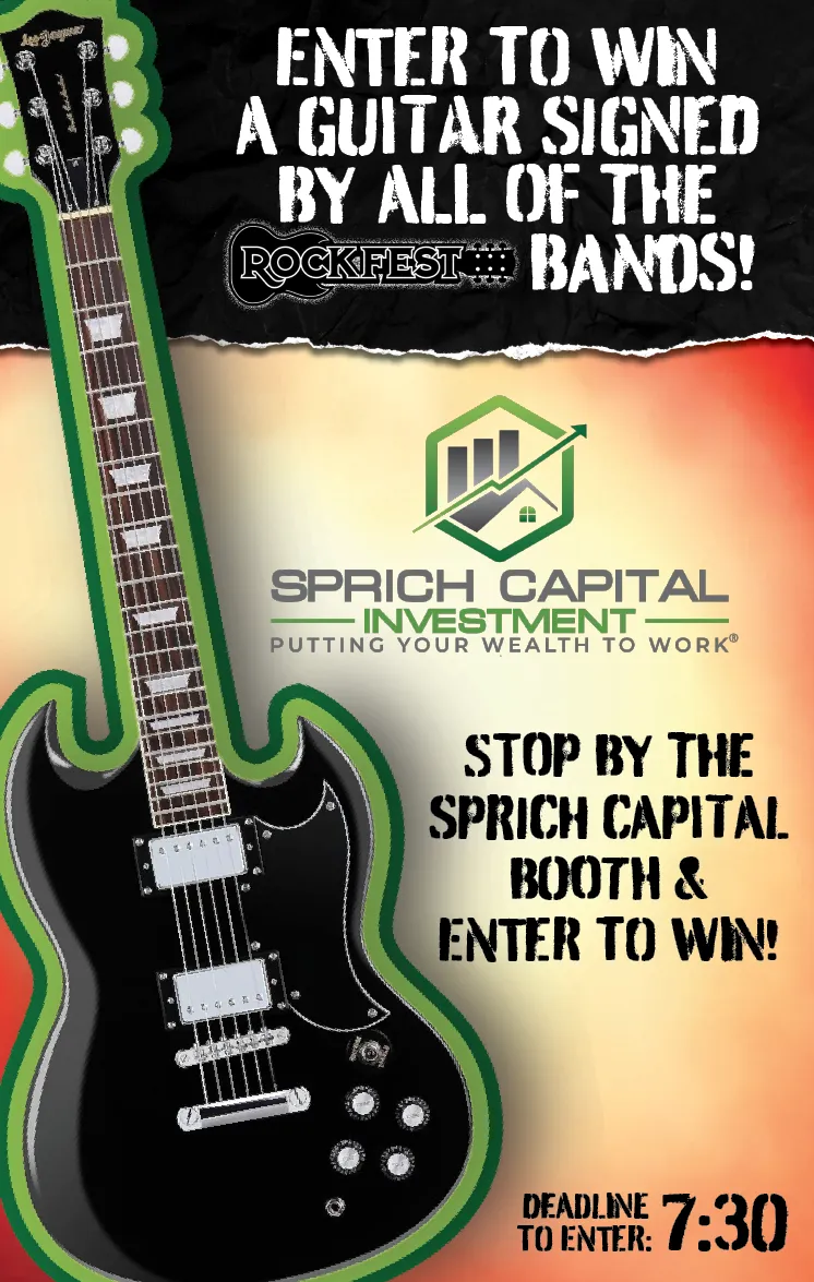 Win a guitar at RockFest!